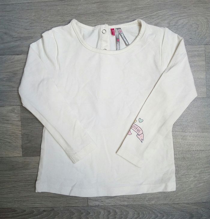 T-shirt fille 18 mois neuf