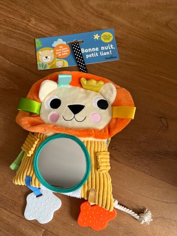 Livre tissu Bonne nuit, petit lion ! Sally Payne édition Tourbillon