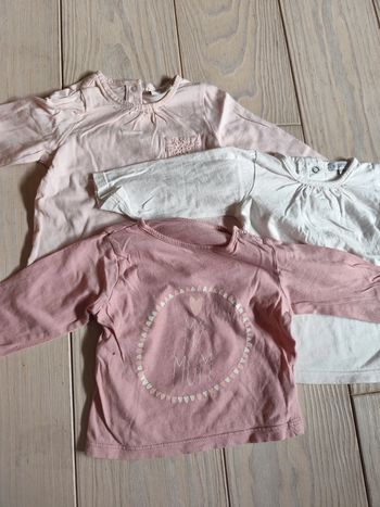 Lot de t-shirt filles 6 mois