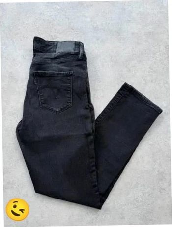 Jeans Levi's Classic Mid Rise Skinny W28 FR38 L28 coupe skinny noir Femme Women pan523b