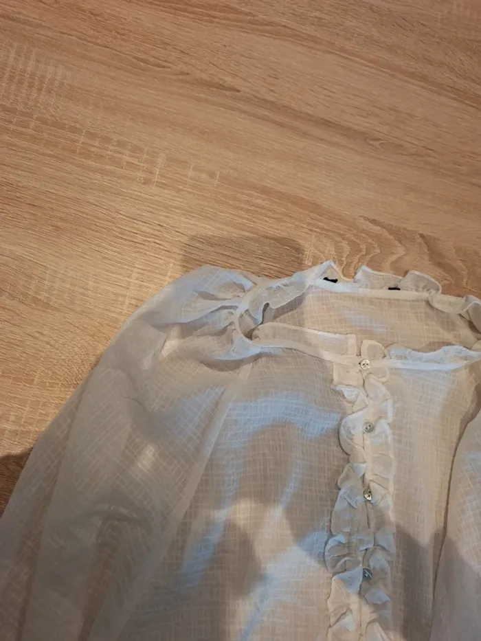 Blouse blanche haut fluide - photo numéro 5