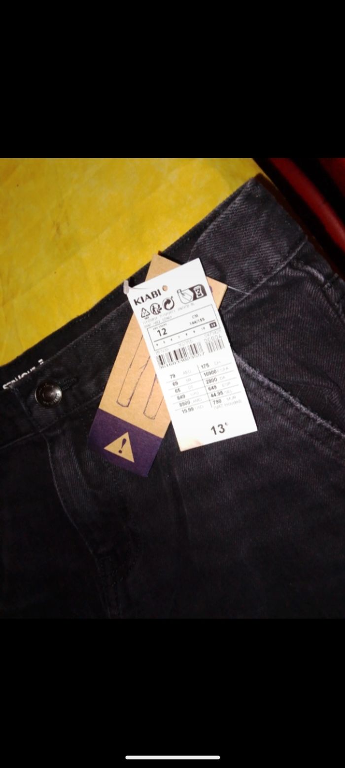 Jean straight taille ajustable kiabi - photo numéro 4