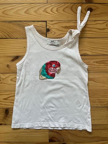 Débardeur crème Cyrillus 6 ans