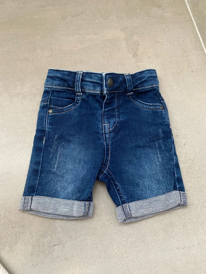 Short en jeans