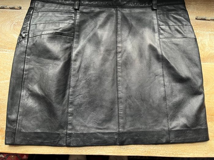 Mini jupe en cuir Naf Naf - photo numéro 7