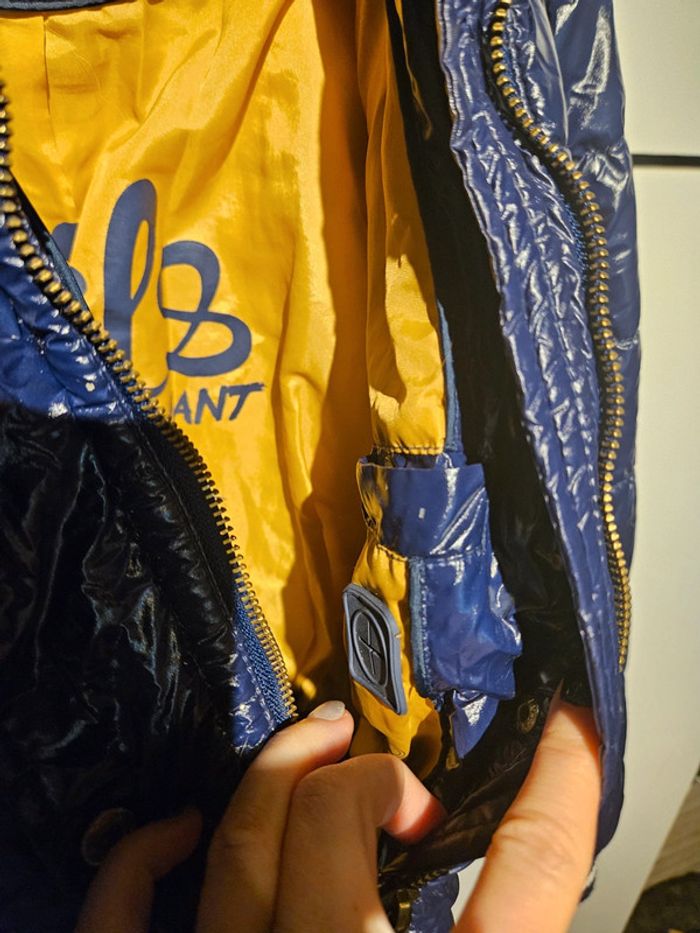 Manteau à capuche bleu foncé Coolcat 146/152 - photo numéro 3