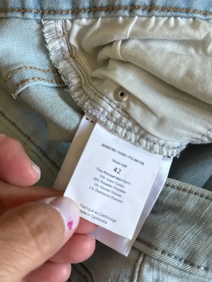 Bermuda short en jean femme - photo numéro 4
