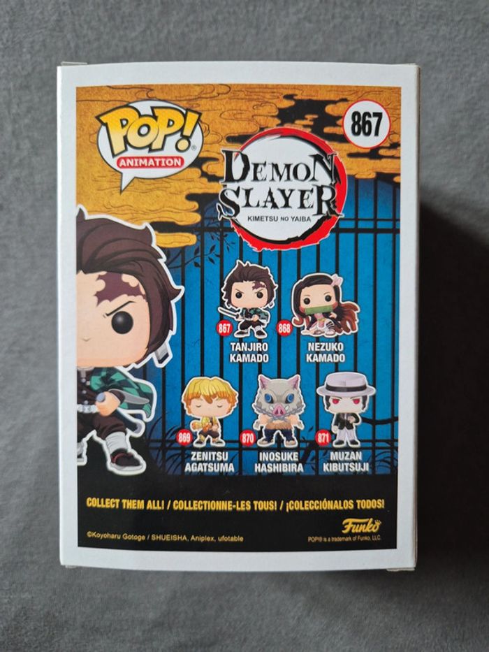 Funko Pop Tanjiro Kamado 867 Demon Slayer - photo numéro 3