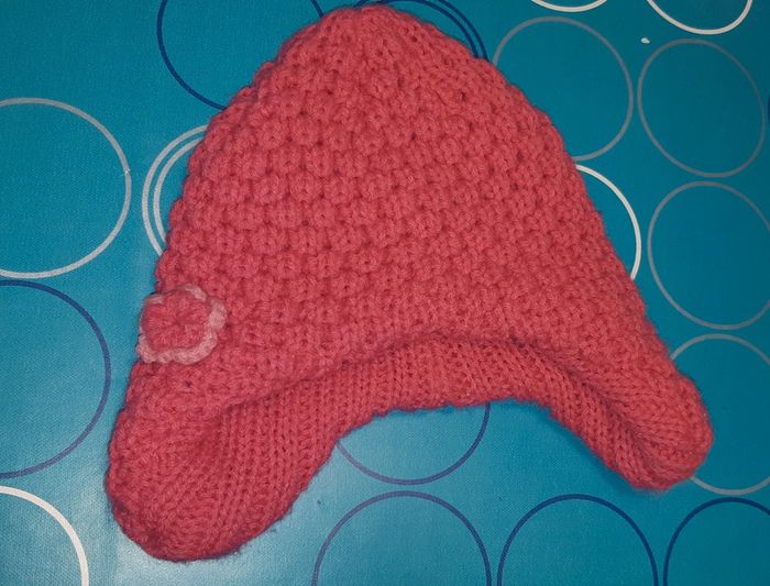 Bonnet bébé fille rose