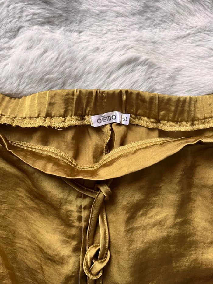 Short pyjama en satin taille XL  gémo - photo numéro 3