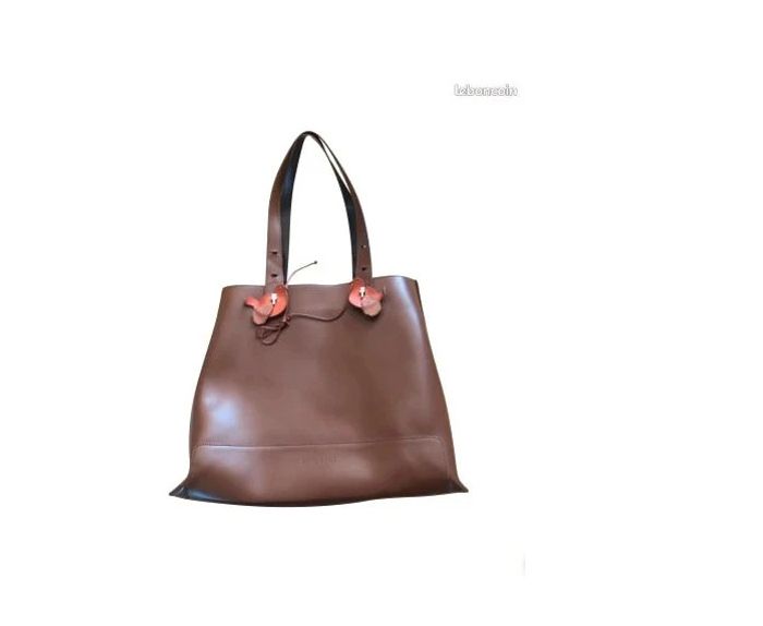 🔆 Chic et neuf sac Lamarthe brun cuir L37,5 x H31 cm et 56 cm avec lanière P 12cm - photo numéro 11