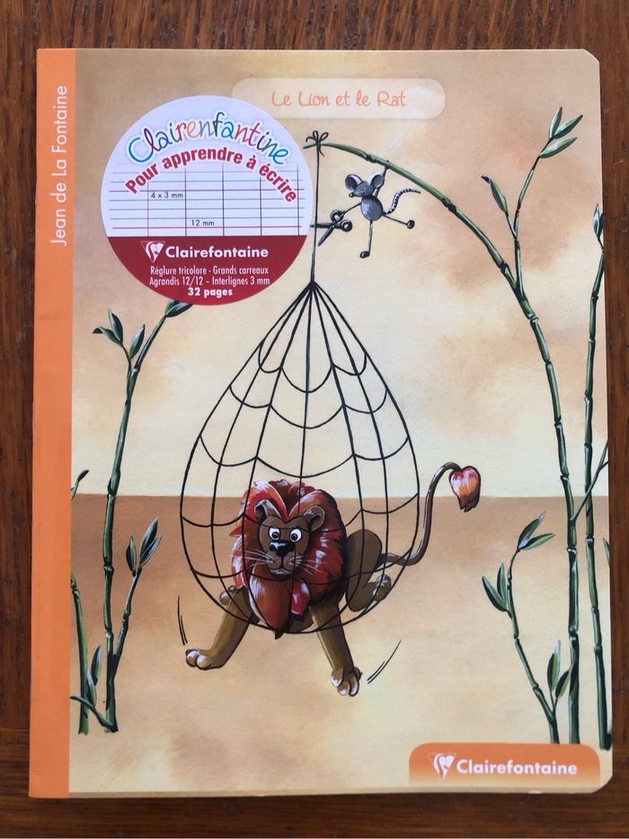 Cahier d’écriture Clairenfantine