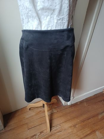 Jupe en suédine noire