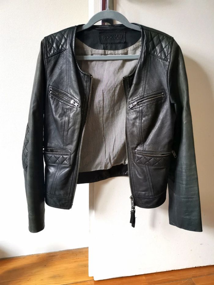 Blouson en cuir