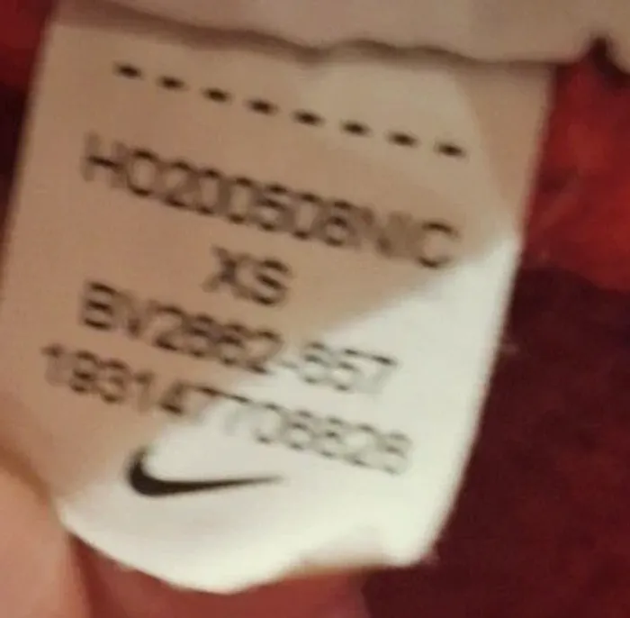 Sweat rouge taille xs en très bon état "nike" - photo numéro 3