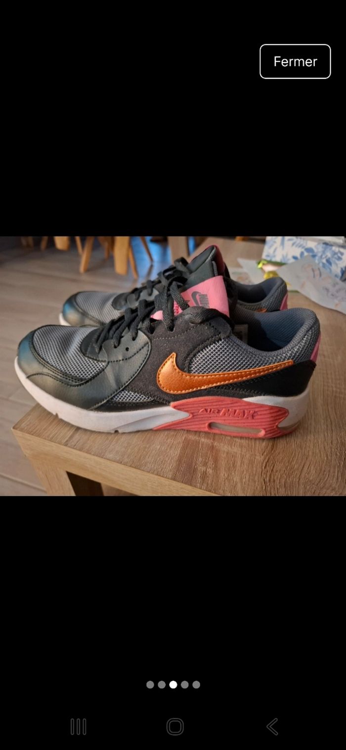Air max rose et noir - photo numéro 3