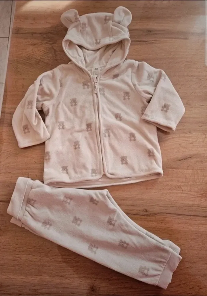 Ensemble polaire bébé garçon 6/9 mois h&m - photo numéro 7