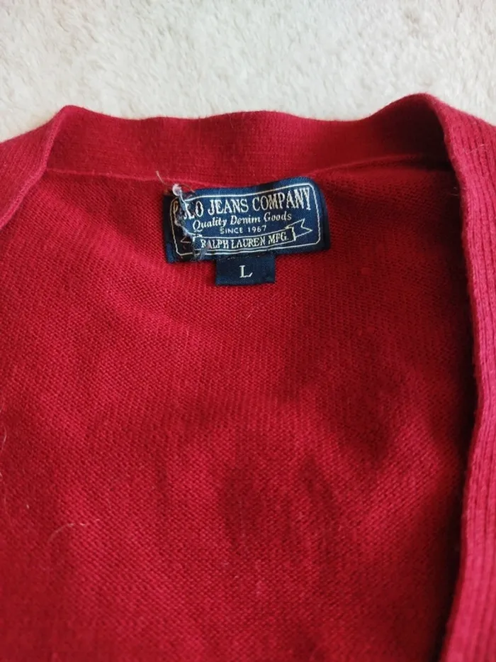 Gilet homme vintage Ralph Lauren taille L - photo numéro 2