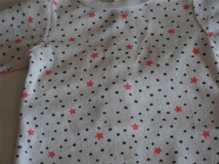 Lot n°1 de 2 Pyjamas velours blanc/rose fantaisies Tex Taille : 0m (Naissance) - photo numéro 3