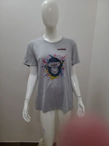 T shirt gris Gemfan Gorille Taille XL