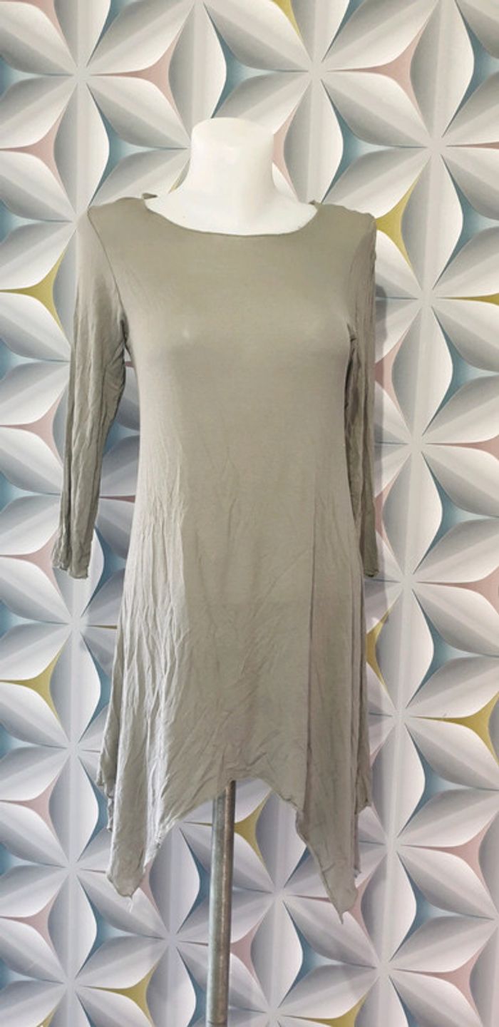 Tunique beige kaki