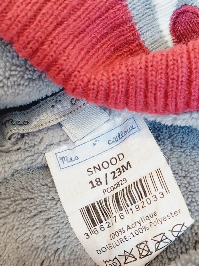 Bonnet/Snood Mes petits Cailloux - photo numéro 3
