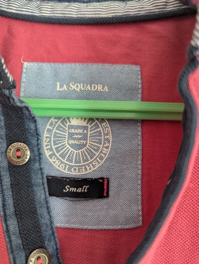 Polo rose La Squadra - photo numéro 2