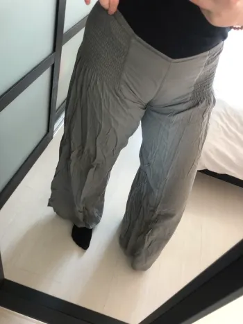 pantalon jambes larges S/M