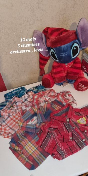 Chemises 12 mois