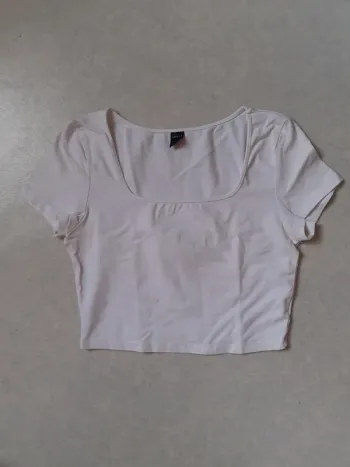 Maillot court blanc