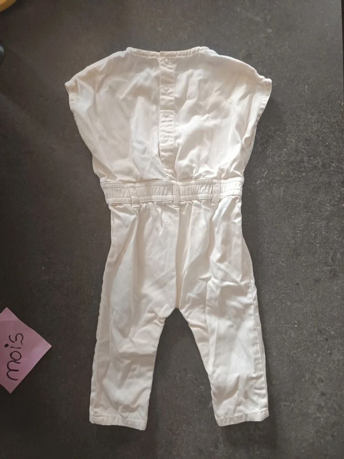 Combinaison pantalon crème 9 mois - photo numéro 5