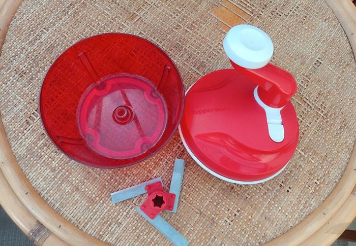 Quick chef Tupperware rouge et blanc - photo numéro 6