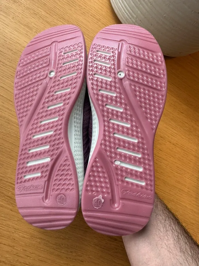 Baskets femme confortable purple taille 40 neuves - photo numéro 4