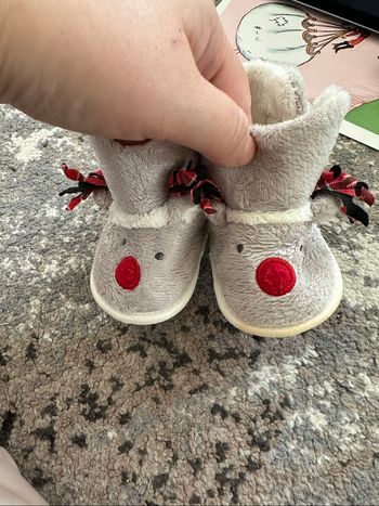 Bottine bébé Noël Vertbaudet taille 6 mois