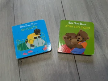 Lot deux livres petit ours brun