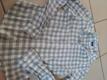 Chemise à carreaux mixte