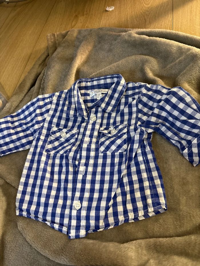 Chemise bleu