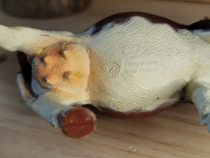 PAPO vache marron et blanche Figurine animal de la ferme - photo numéro 4