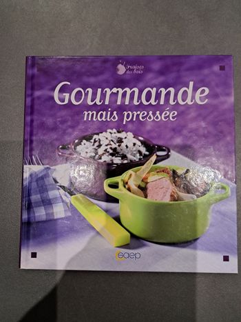 Livre gourmande mais pressée