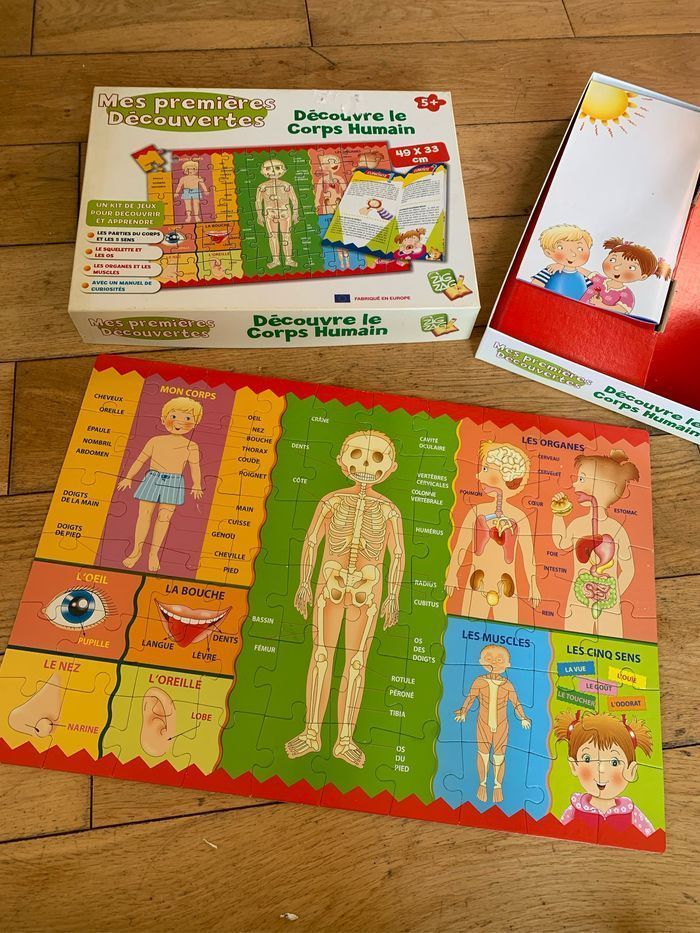 Mes premières découvertes , Puzzle découvre le corps humain