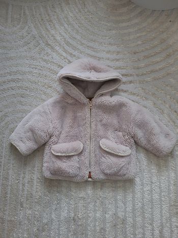 Manteau fourrure bébé fille