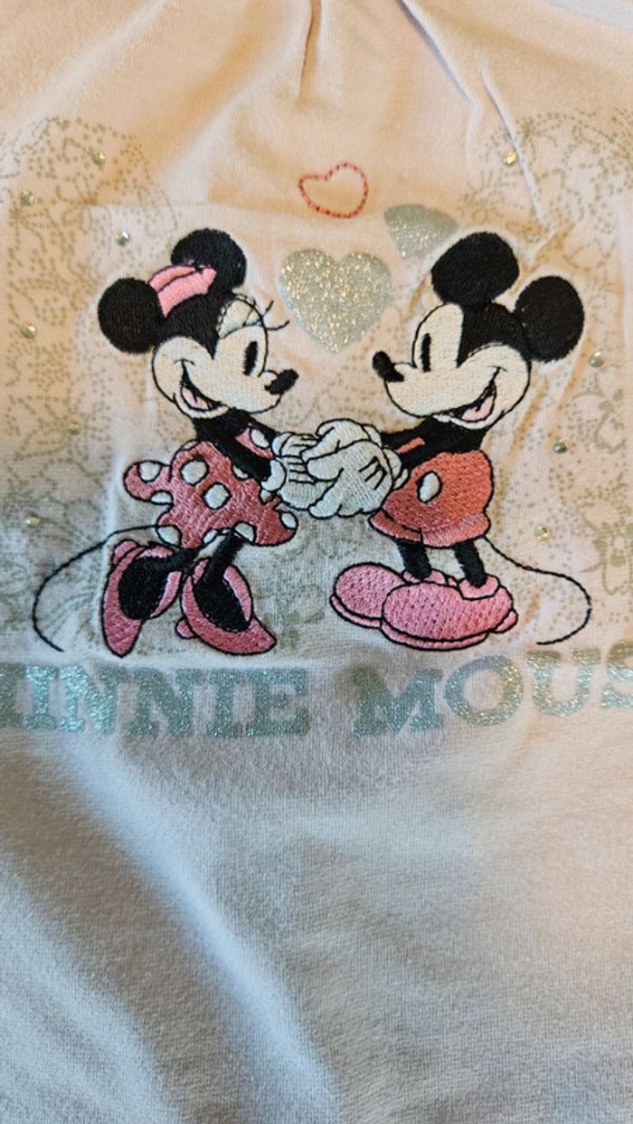 T shirt rose clair à manches courtes, Disney, Minnie & Mickey, 6 ans - photo numéro 2