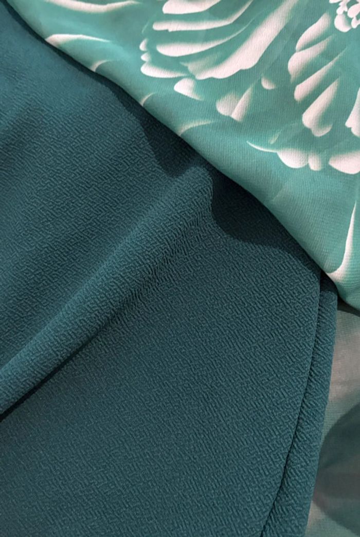 Robe verte fleurie - photo numéro 6
