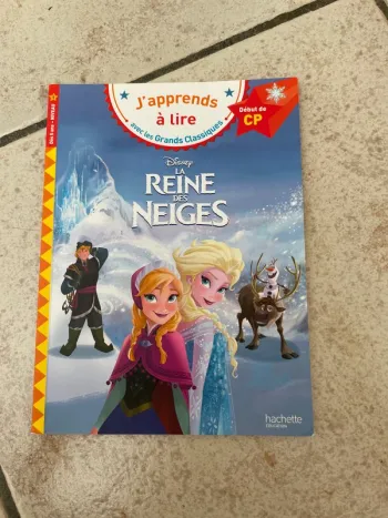 Livre Reine des Neiges J'apprends à lire (CP)