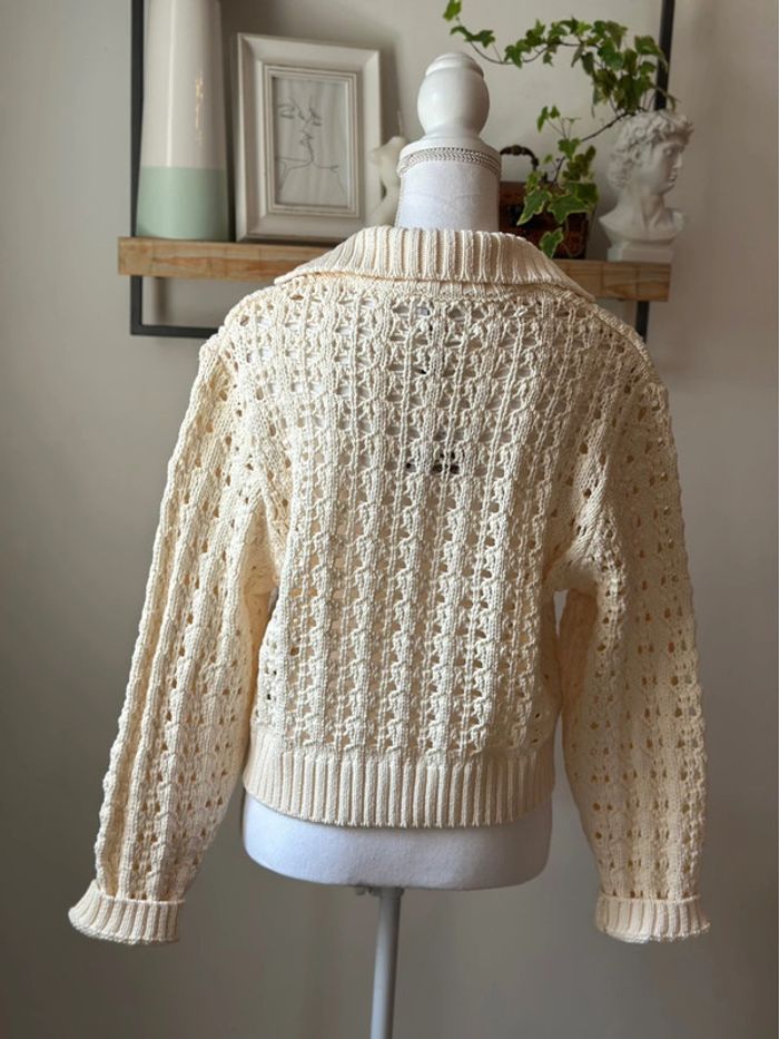 Pull ajouré crème Zara (taille XS/S) Neuf - photo numéro 5