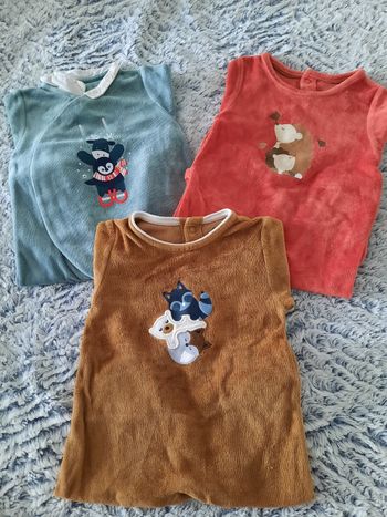 Lot de 3 pyjamas