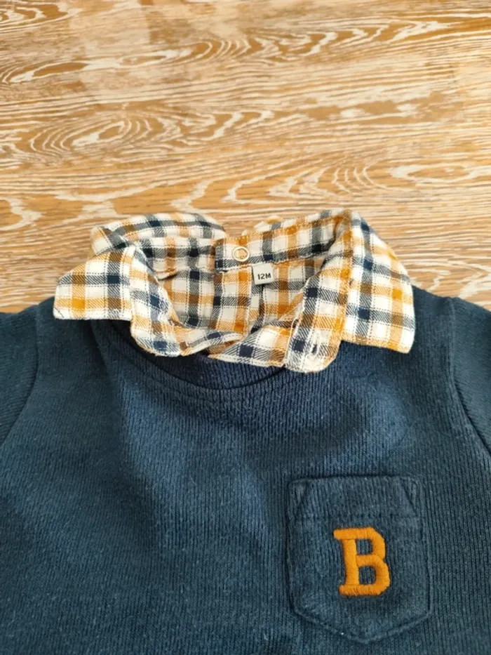 🍁 pull 12 mois avec col 🍁 - photo numéro 4