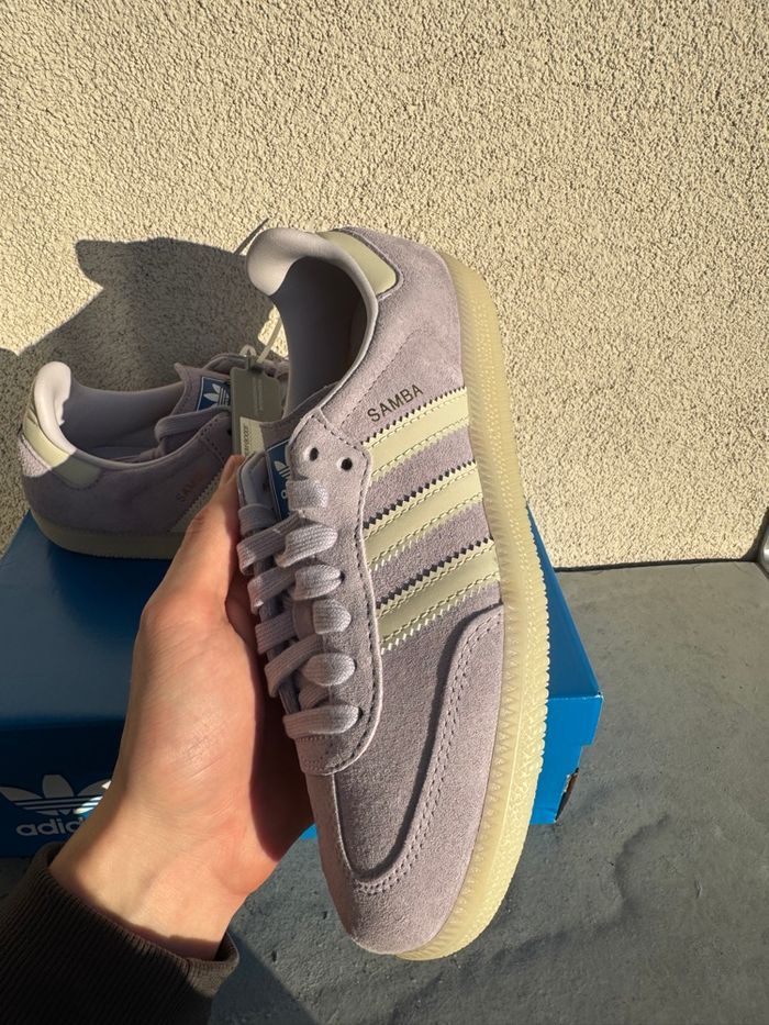 Adidas Samba Violet pale - photo numéro 8