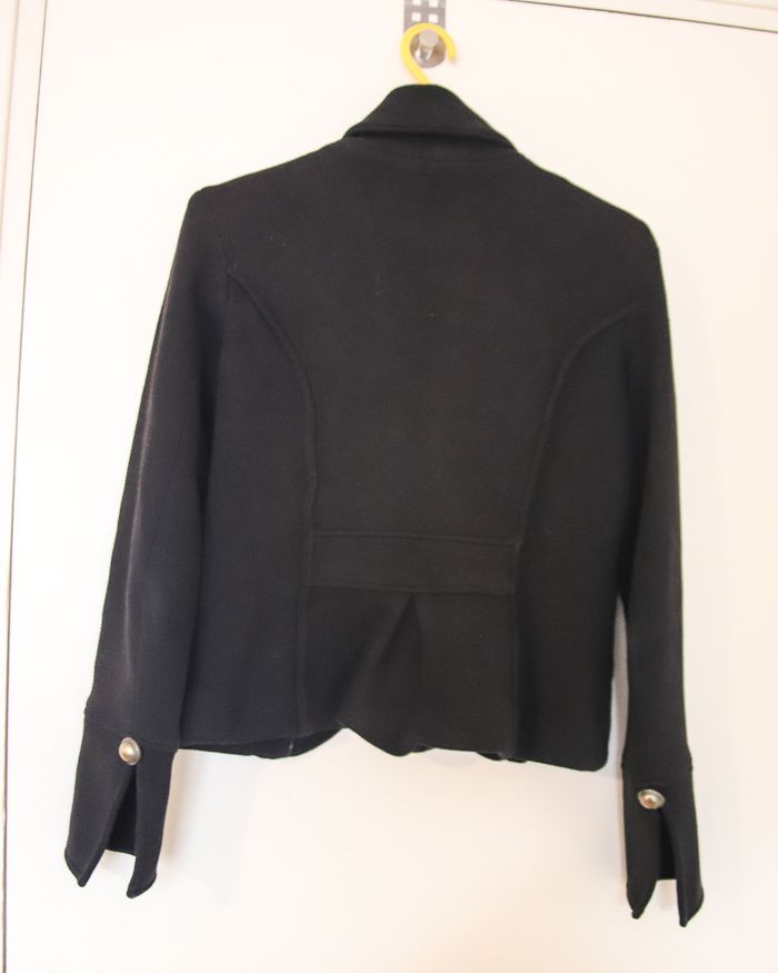 Veste officier vintage noire - photo numéro 3
