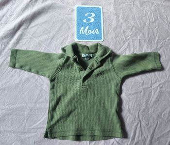 Petit polo manches longues 